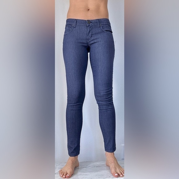 DYLAN GEORGE WOMEN LOW RISE CARA SKINNY BLUE JEANS SIZE 28 - Picture 5 of 7
